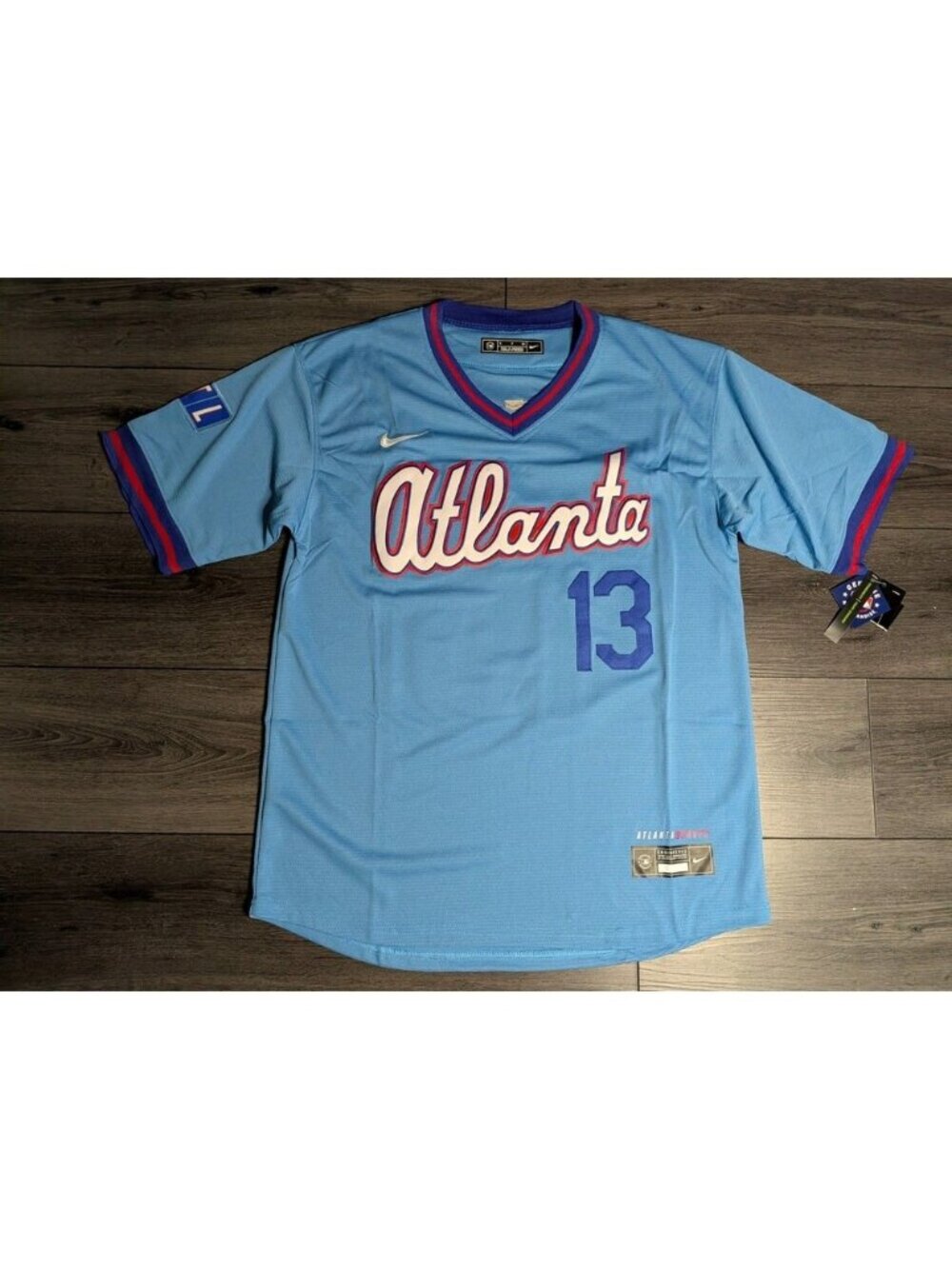 Ronald Acuna Jr #13 Atlanta Braves Blue 2026 City Connect Baseball Men's Jersey